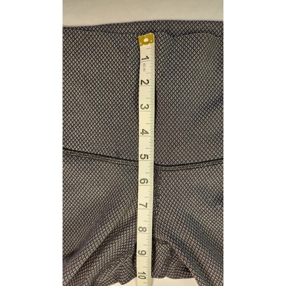Lululemon Small Diamond Pattern Mid-Rise Leggings Sz 0 Black White Women’s - Picture 4 of 8